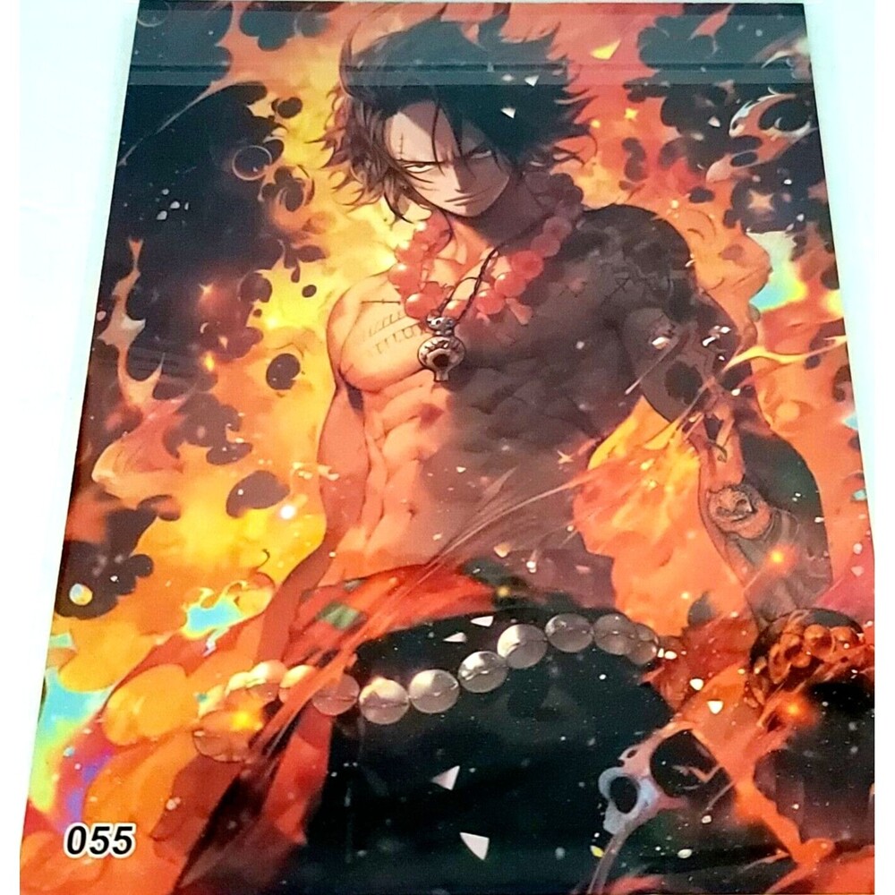 Nami Ace One Piece #055 Double-sided Art Board Size A4 8" x 11" Waifu Card
